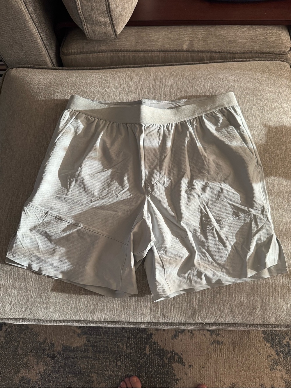 Ten Thousand Light Gray Rep Lined Short